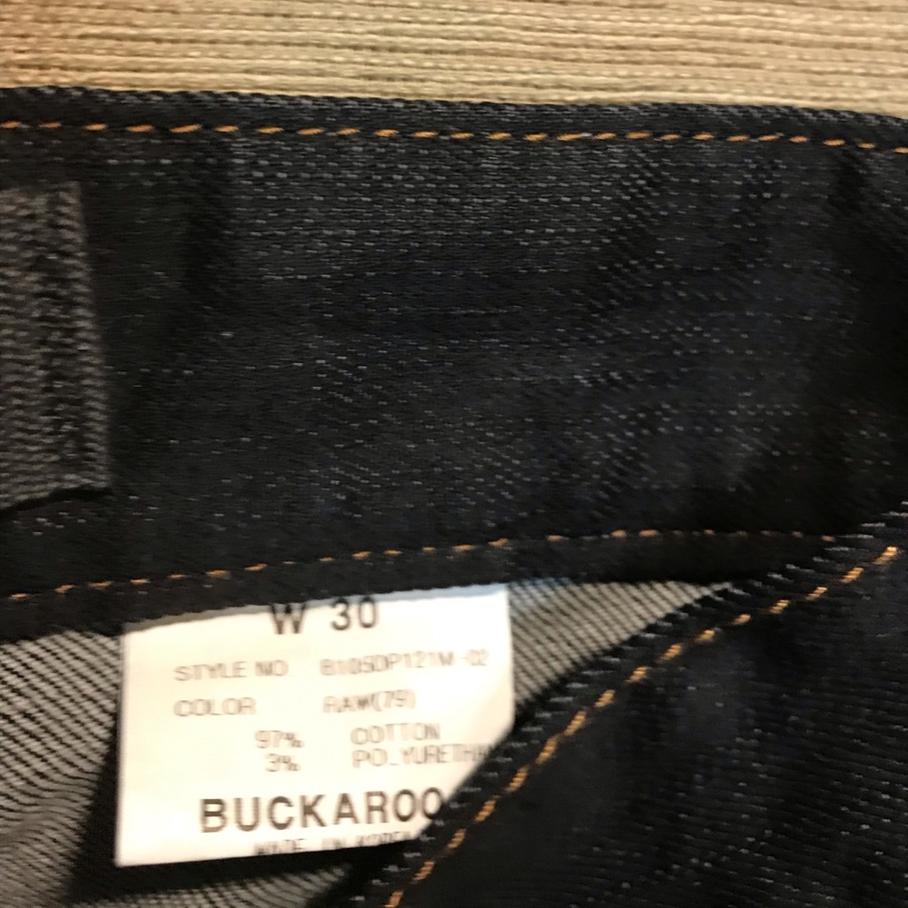 K-Pop Fans!  Buckaroo Jeans Made in Korea 30 x 32 - Picture 4 of 7